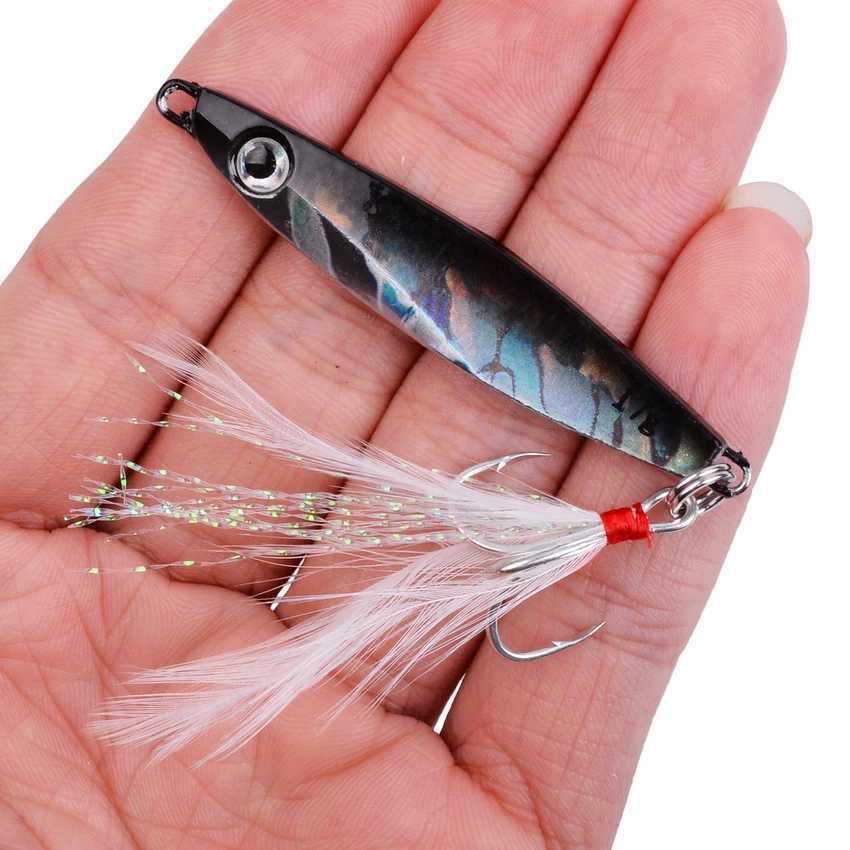New 7g 12g 17g 22g 30g 40g Metal Cast Jig Spoon Shore Casting Jigging Fish Sea Bass Fishing Lure Artificial Bait Winter Tackle Z250411