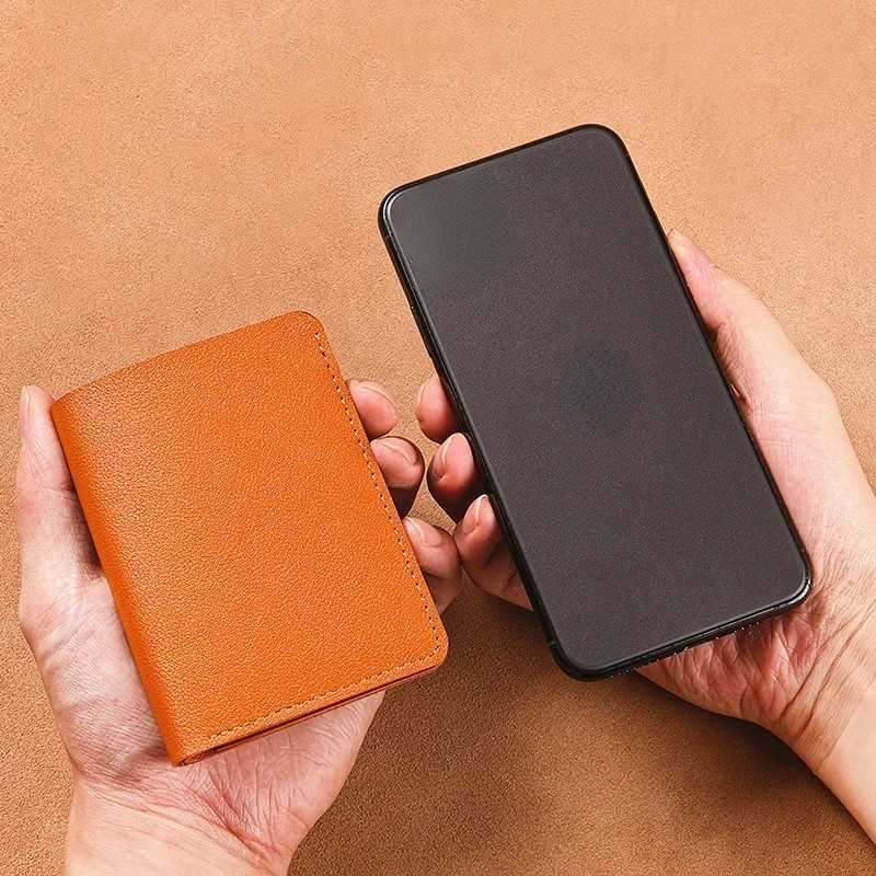 Classic designer PU leather small wallet for men short and simple for women fashionable and ultra-thin card bag coin wallet Z250411