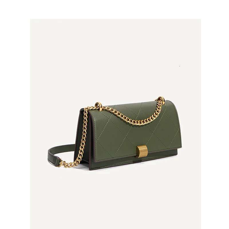 Designer Bag Korean Popular For Women's Summer 2024 Retro Chain Shoulder Underarm Crossbody Bag Women Leather Handbags Money Purse