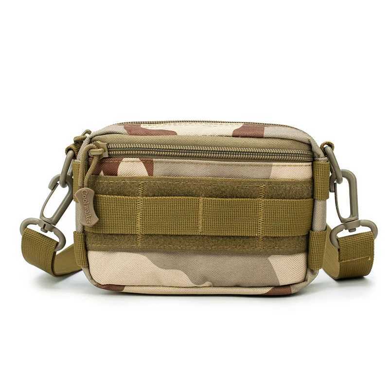 Tactical Messenger Sport Bag MOLLE Mini Crossbody Shoulder Nylon Waist Bag Personal Defense Ultra-light Range Bags Z250411