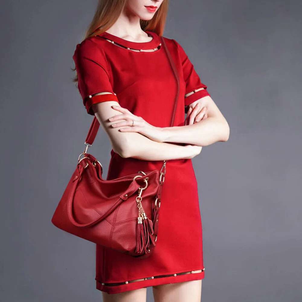 Soft Leather Handbags Messenger Designer Crossbody Bag Women Top-Handle Tote Shoulder Bags Bolsos Mujer