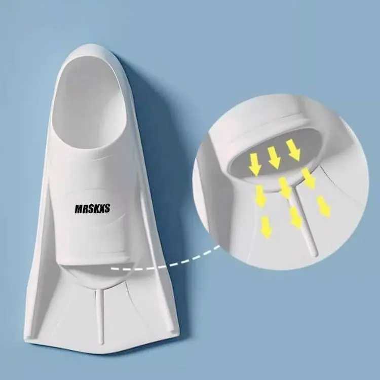 Swimming flaps mens freestyle chest special childrens silicone short flaps lightweight diving equipment adultY250412