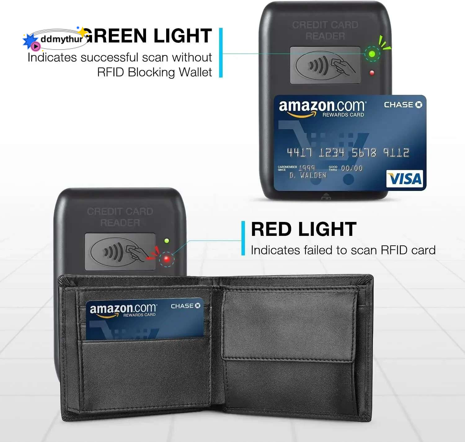 Classic Mens Black Leather Wallets Solid Soft Credit Cards Holders Slim RFID Blocking Purses Coin Pocket Banknote Compartments ddmythur