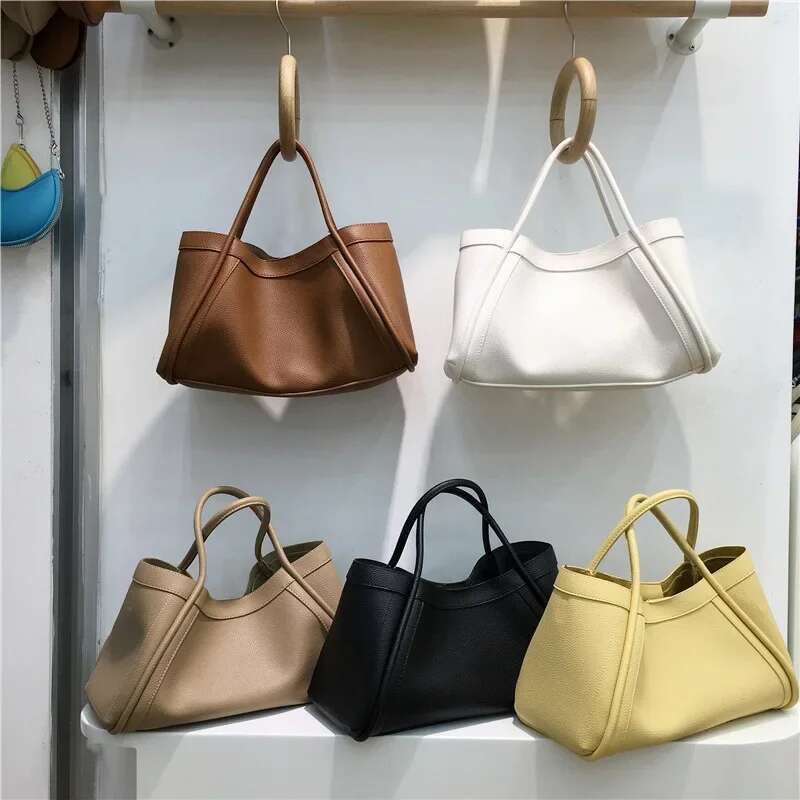 Fashionable Simple Korean Style Large Capacity Handbag Tote Crossbody Mother-Child Bag For Commuting