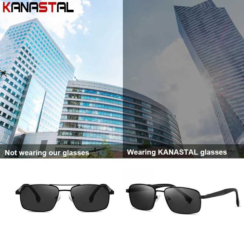Polarized Sunglasses Men UV400 Sun Glasses Women Metal Non-Slip Eyeglasses Frame Driving Cycling Goggle Anti Glare Shade EyewearC250411