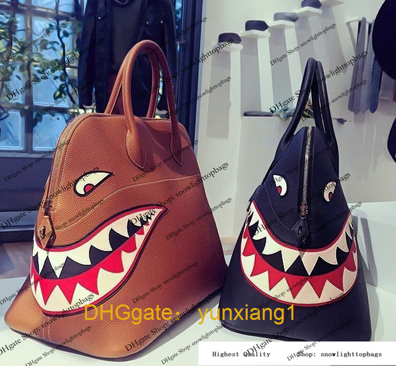 designer bag tote bag 45cm Shark Bag Sharktogo Leather Travel Bag Large Capacity Handbag
