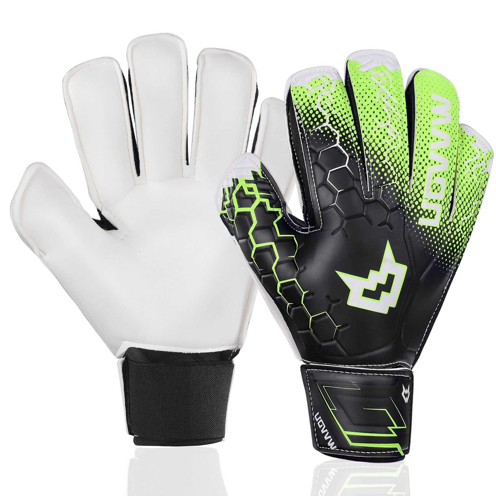 WVVOU football goalkeeper gloves finger protected goalkeeper gloves youth and adult goalkeeper gloves strong grip football glovesXJ250412