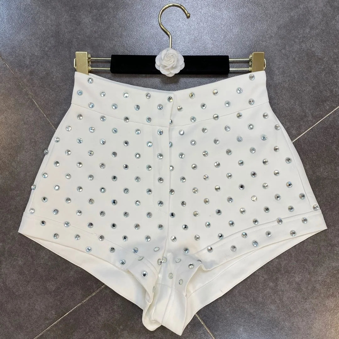 PREPOMP Spring/Summer Arrival High Waist Diamond Shorts Womens GA134 250411