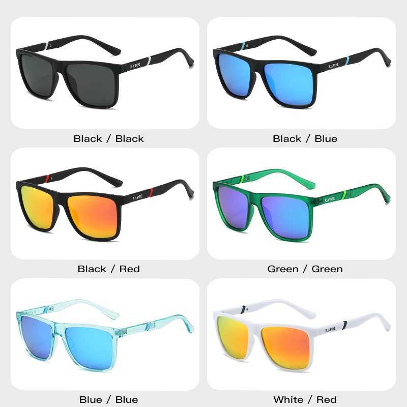 KAROS Polarized Sunglasses Men Women Sports Fishing Mirror Sun Glassses Driving Outdoor Travel Ultralight UV400 Eyewear YZ2015 Z250411