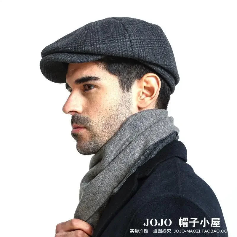 Oohmy Men Classic sboy Gatsby Hat for Small Head and Big Head Oversize Plus Size Blend Wool Vintage Flat Ivy Cabbie Cap Gifts 250403