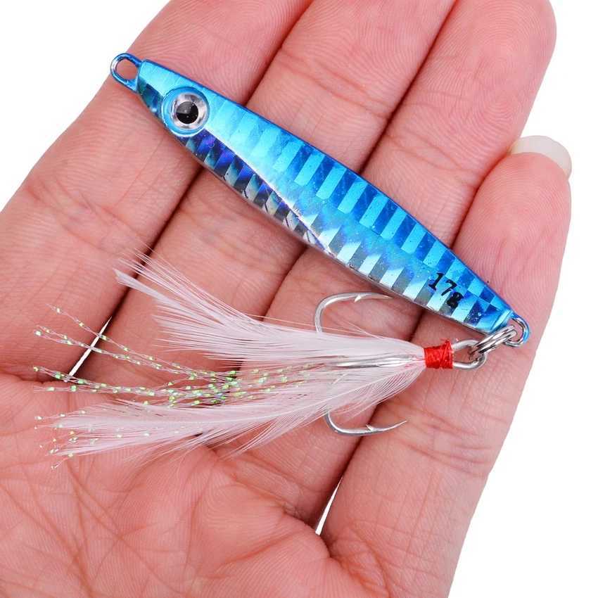 New 7g 12g 17g 22g 30g 40g Metal Cast Jig Spoon Shore Casting Jigging Fish Sea Bass Fishing Lure Artificial Bait Winter Tackle Z250411