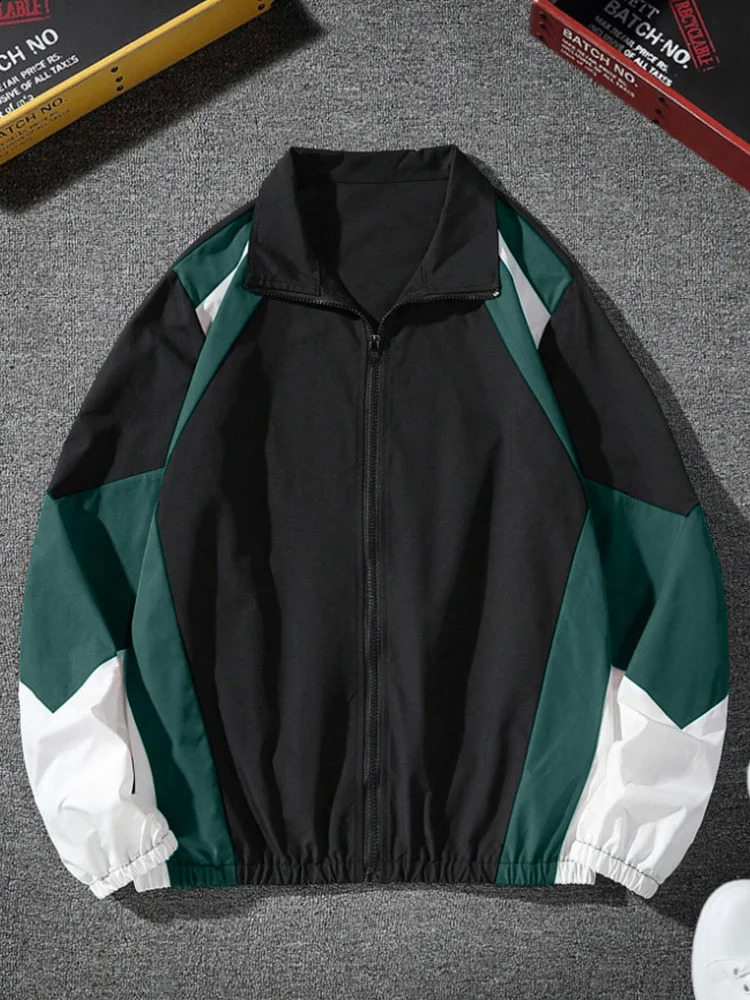 Mens colorful jacket lightweight casual travel friendly windproof durable high-quality fabric boyfriend gift 250411