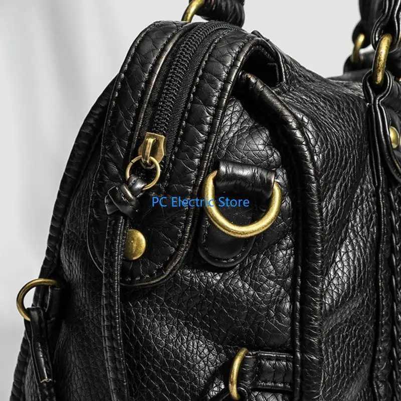 M68C Practical PU Leather Crossbody Bags Shoulder Bag With Multiple CompartmentsW251112