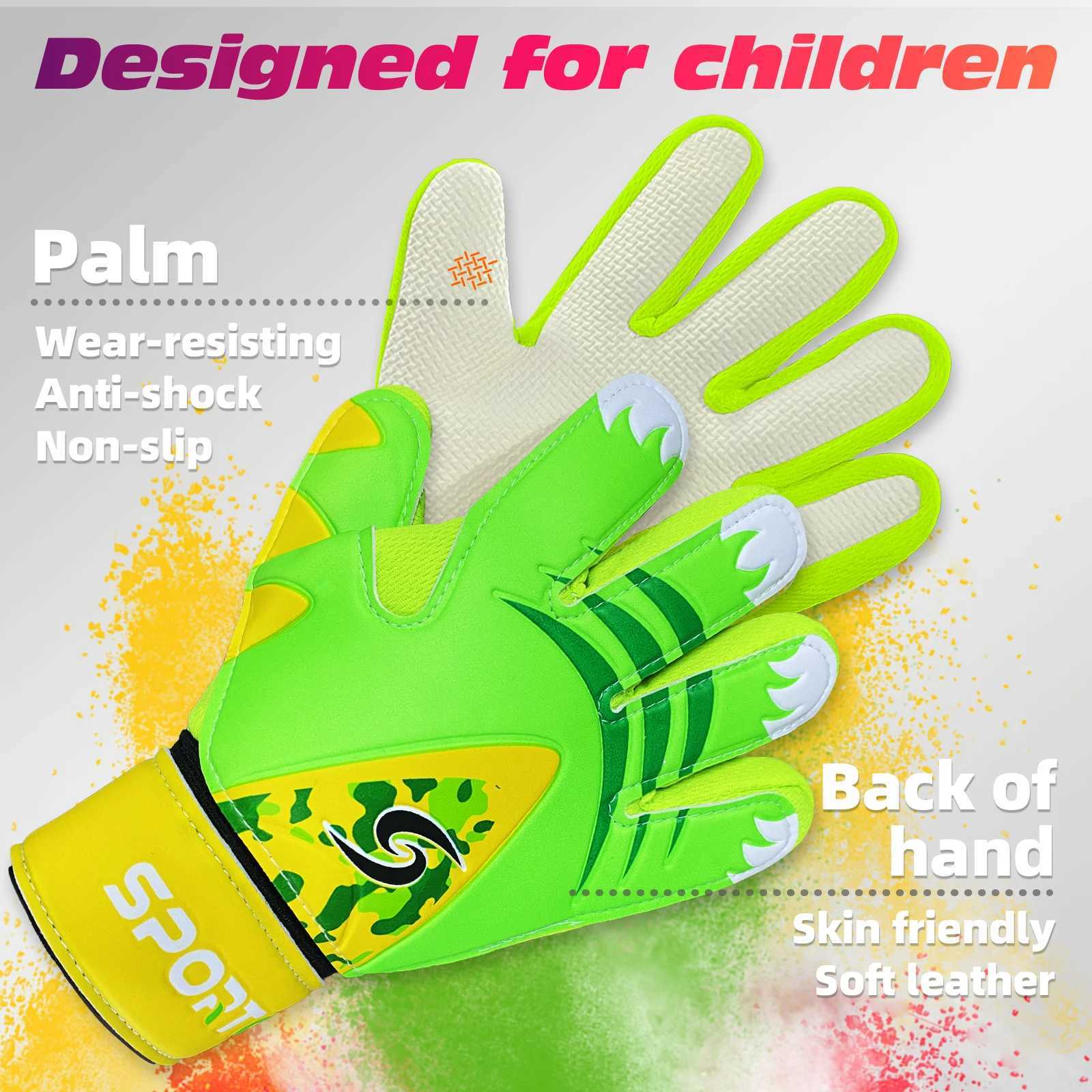 Professional goalkeeper gloves with wrist protection - anti slip and wear-resistant latex suitable for football playersXJ250412