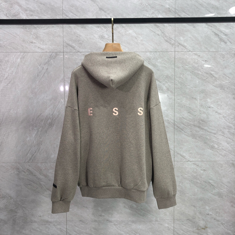 High Street Silver Lettered Unisex Zipper Cardigan Hoodie Warm Keeping for Men Women Baggy fit 25fw 1112