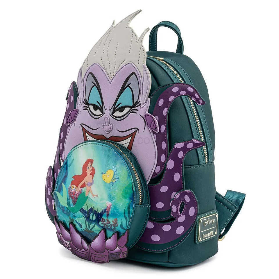 Disney Loungefly Disney Backpack Snow White Shoulders Knapsack Large-Capacity Leisure Bag Schoolbags Children Girl Christmas Gifts X250412