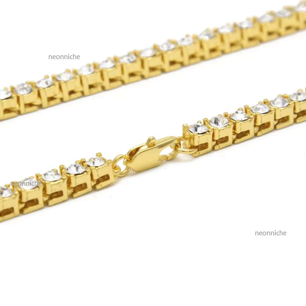 HipHop Custom Women's Tennis Bracelet 4-5mm Moissanite Square/Round k Chain Sier Jewelry for Weddings