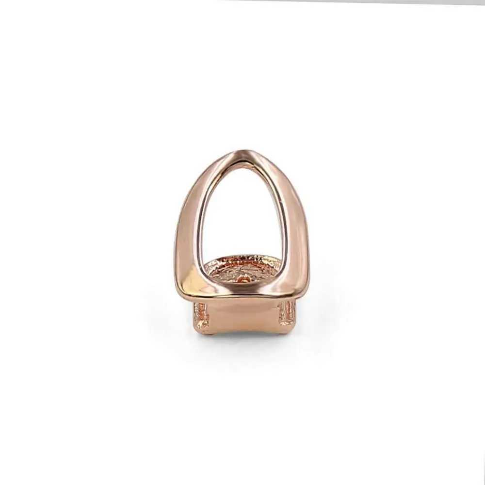 Hip hop rapper single release buckle teeth Grilz hat bottom teeth holder with gold metal personalized teeth jewelry W250412