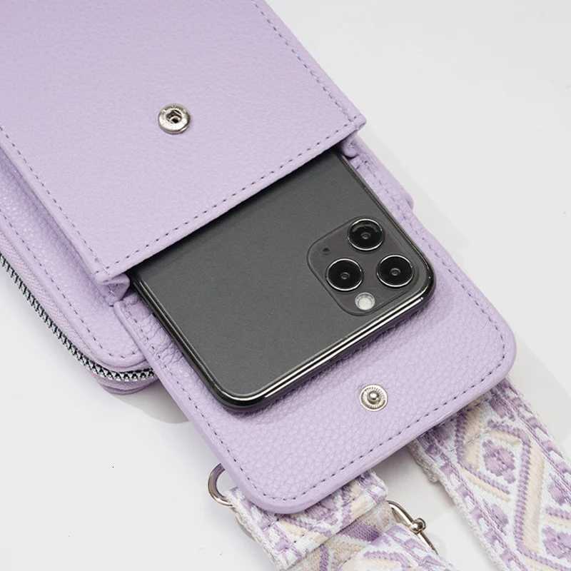 2024 New Fashion Simple Candy Color Broadband Phone Bag Multi functional Commuting Shoulder Bag Storage BagT2511112