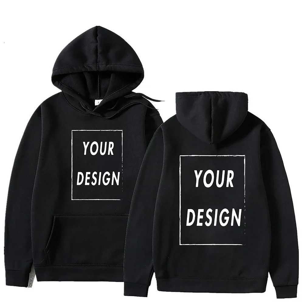 POD customization 2025 Your Own Design Brand /Picture Personalized Custom Anywhere Men Women DIY Hoodies Sweatshirt Casual Hoody Fashion NewT251112