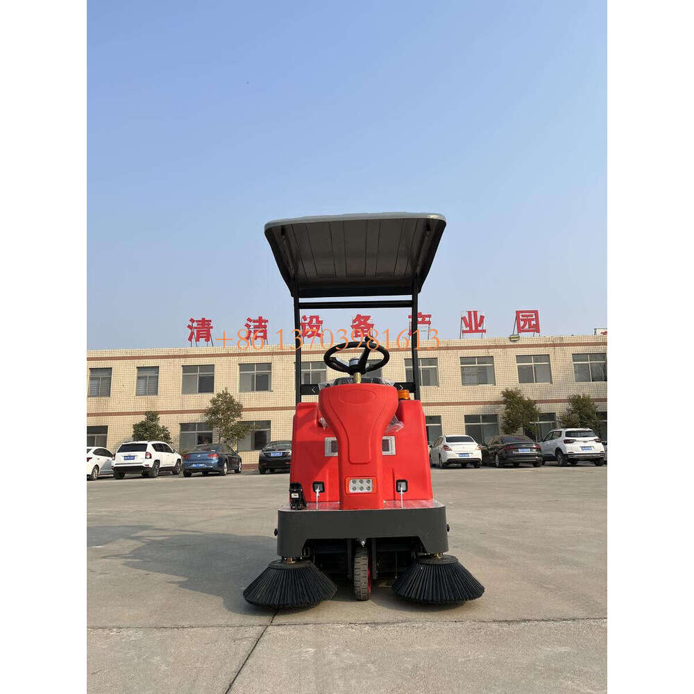 Factory Supply Electric Ride-On Street Sweeper Commercial Industrial Property Supermarket Cleaning Core Motor Pump Gear