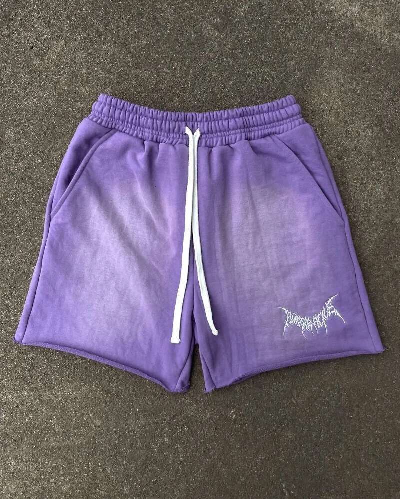 Y2k Hip-hop streetwear American fashion casual loose Basketball Shorts Haruku couple retro looss sweatpants men Baggy pants