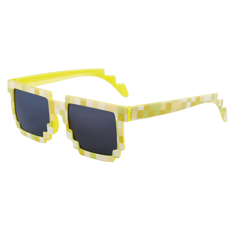 New Fashion Internet Celebrity Mosaic Glasses Personalized Street Photography Dance Performance Toy Sunglasses