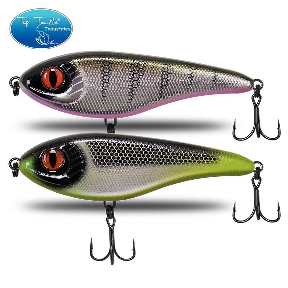 Jerk Bait 68/78/90/105/120/135/150/170mm Slow Sinking Freshwater Fishing Lure Hard Wobbler Suspending Pike Bass Musky Z250411