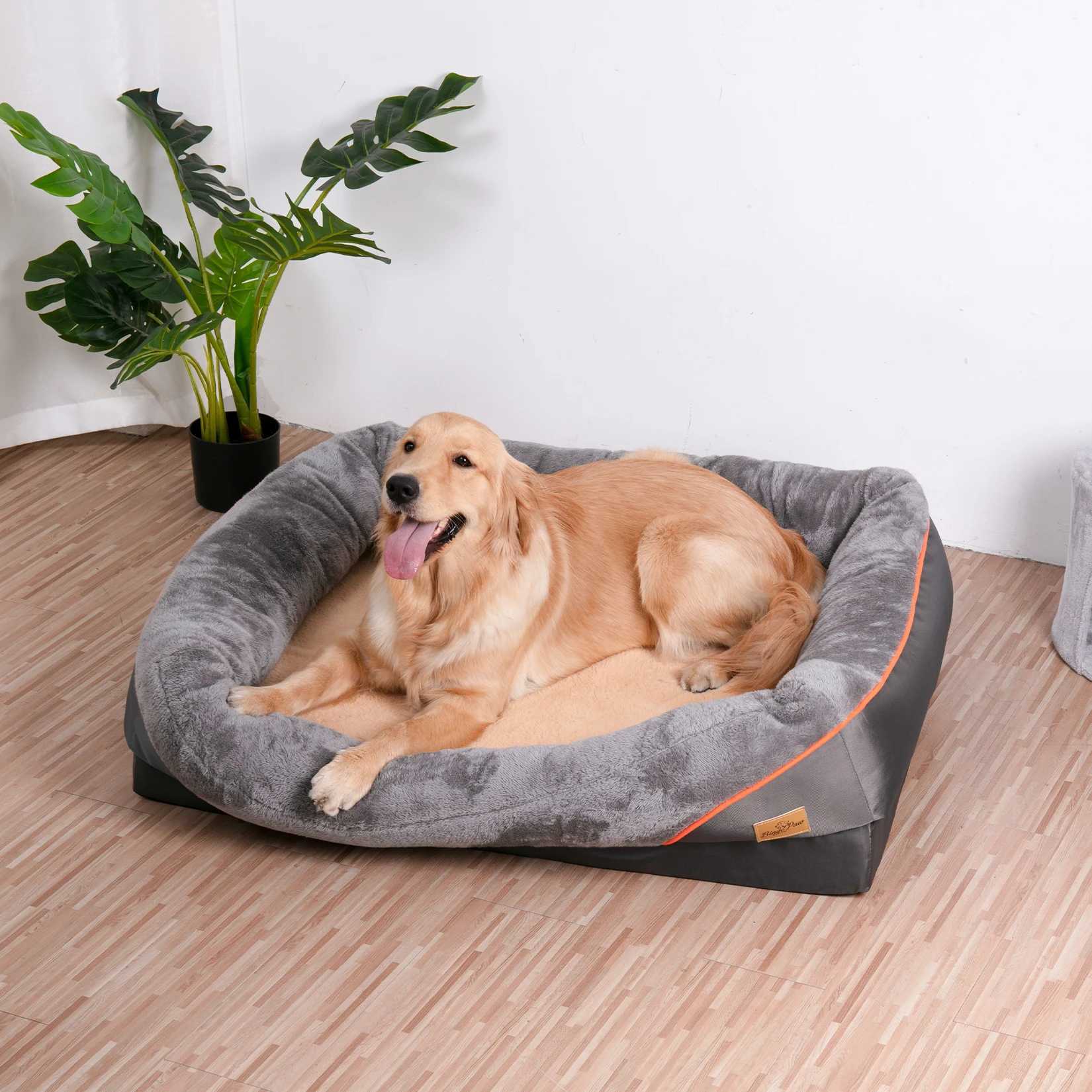 L XL 2XL 3XL dog bed super soft orthodontic foam pet bed sleep pad cotton pad thickened removable cover X250412