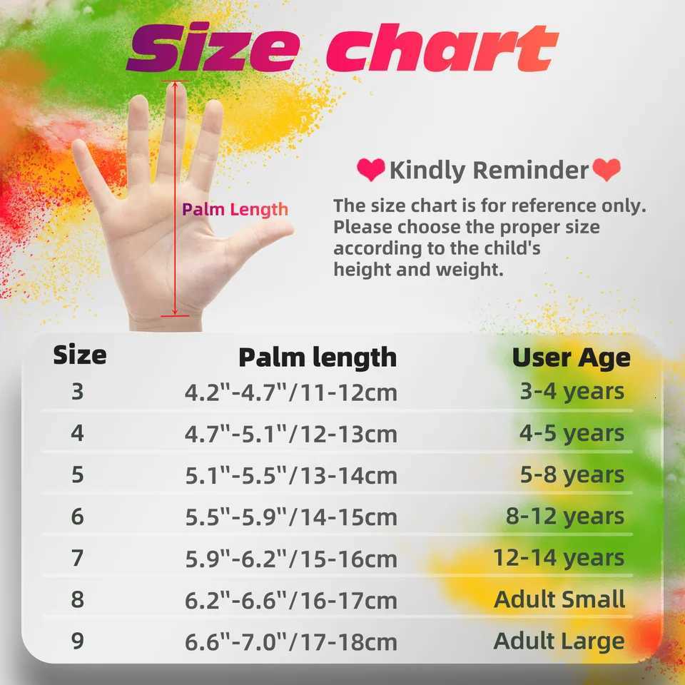 Sportout Kids Goalkeeper Gloves Soccer Gloves with Double Wrist Protection and Non-Slip Wear Resistant Latex MaterialW251112