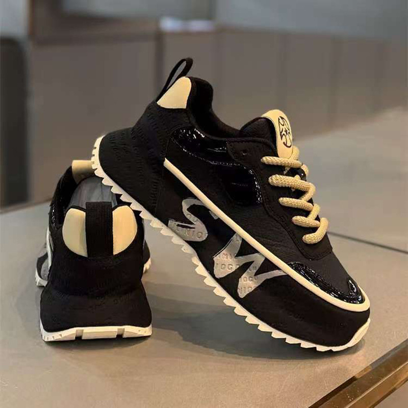 Free shipping designer Running Shoes foe men sport outdoor casual shoes vintage message Athleisure black shoes