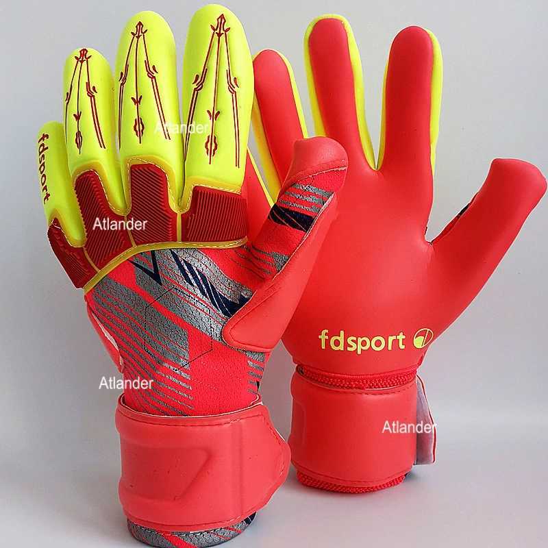4MM latex goalkeeper gloves for football high-quality protection thick goalkeeper gloves for football sports goalkeeper glovesXJ250412