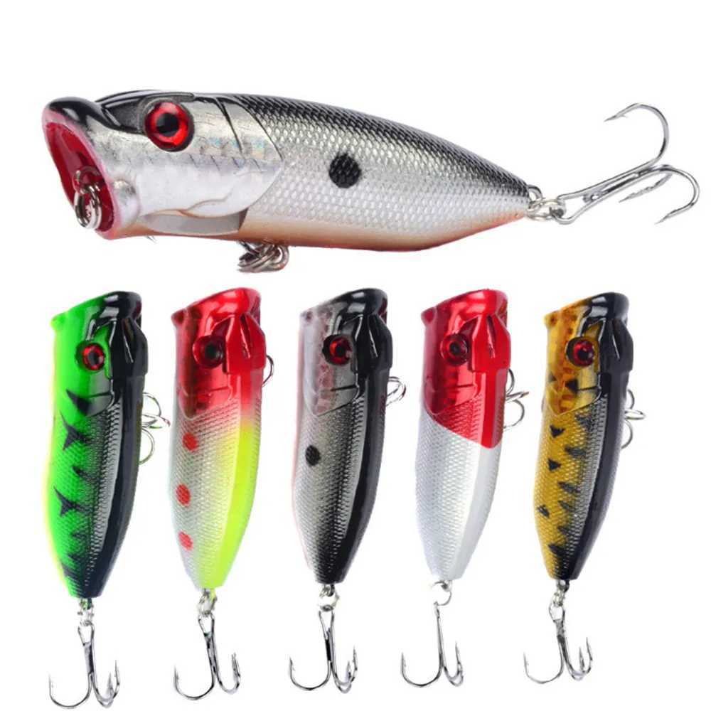 1Pcs Popper Fishing Lures 6.5cm 12g Top Water Hard Isca Artificial Bait Wobblers Crankbait Fake Fish Japan Pike Carp Tackle Z250411