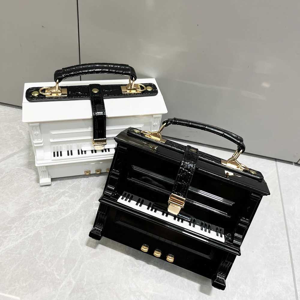Wallet and Handbag Luxury Designer Cross Shoulder Bag Womens Piano Shaped Handbag Wallet Messenger BagXJ250412