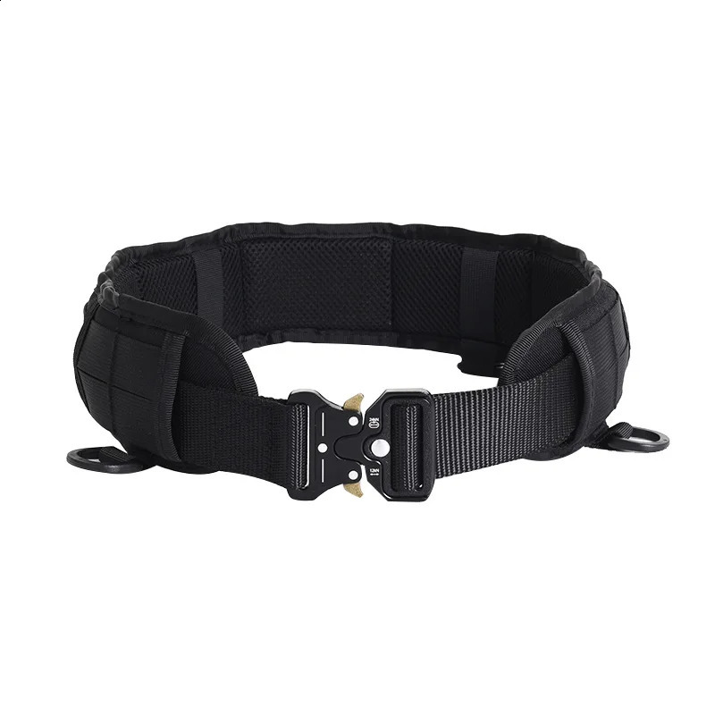 Mens Outdoor Hunting Tactical Belt Multi-Function Buckle Nylon Belt High Quality Outdoors Sport Canvas Belt 250407