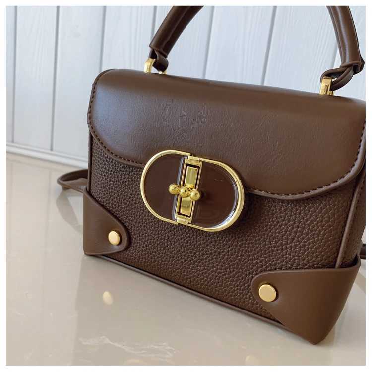 Elegant Leather Shoulder Bag for Ladies By Luxury Brand Famous Designer Popular Classic Womens Handbag TrendW251111