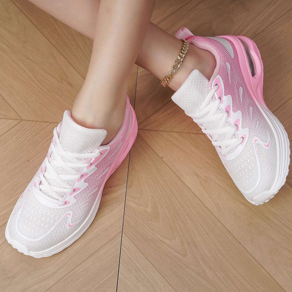 2025 Summer New Women's Walking Air Cushion Mesh Breathable Tennis Designer Fashion Sports Shoes