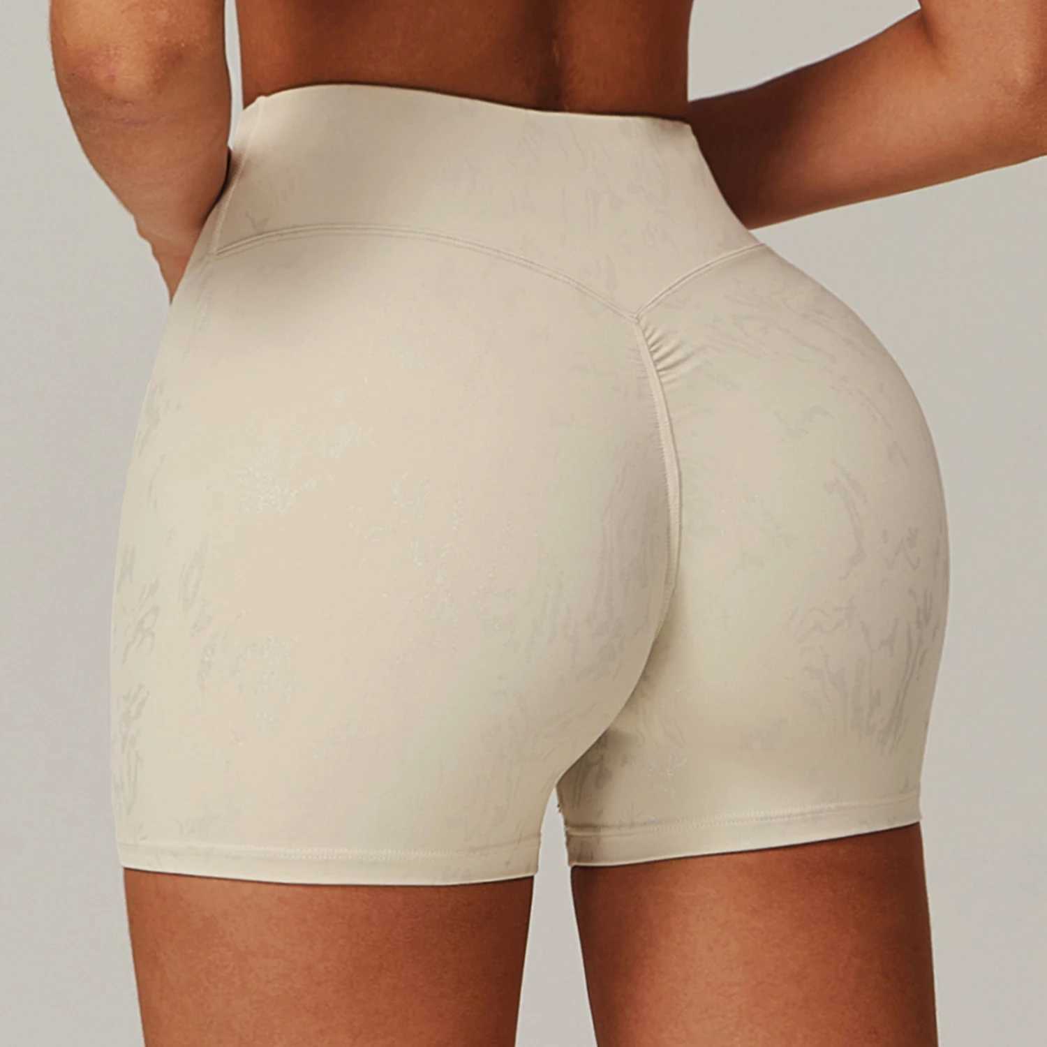 New high waisted fitness shorts yoga enhanced tight fitting shorts for buttocks running push ups buttocks enhanced fitness shorts quick drying shorts 