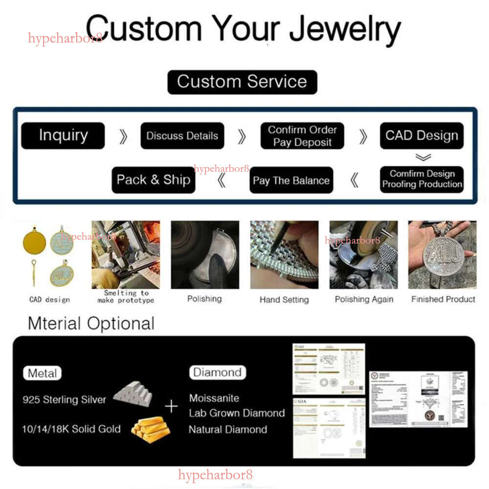 necklace moissanite designer jewelry cuban k chain for men stainless steel plated gold 20MM wide 3 row dia hip hop mens prong iced out chains choker