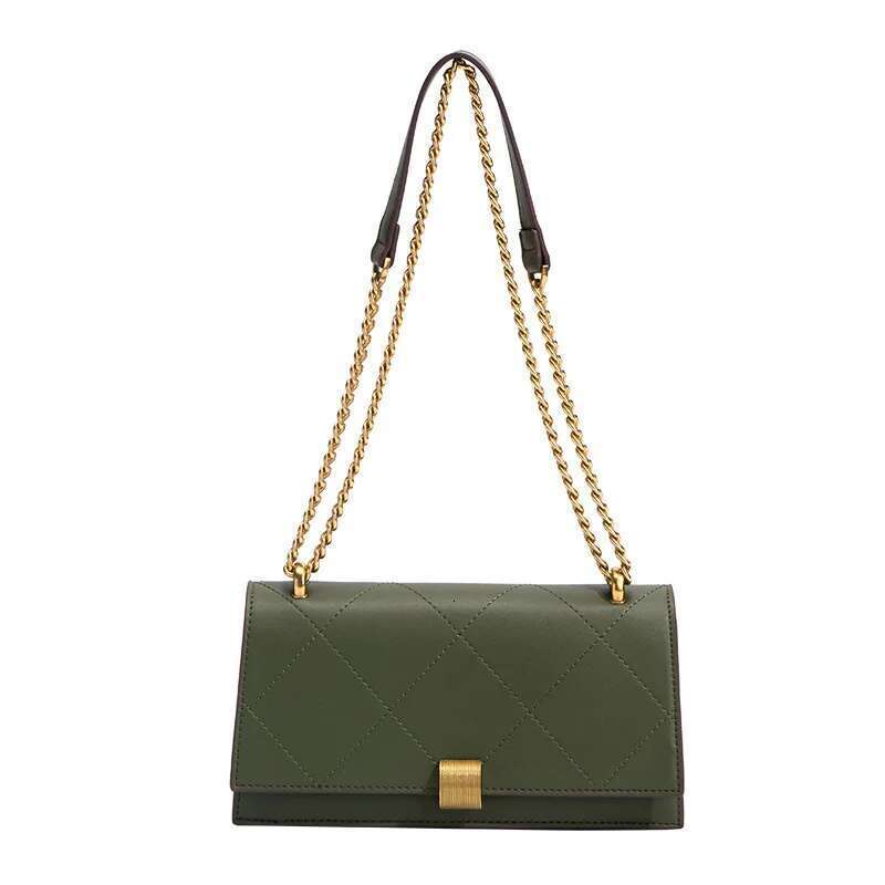 Designer Bag Korean Popular For Women's Summer 2024 Retro Chain Shoulder Underarm Crossbody Bag Women Leather Handbags Money Purse