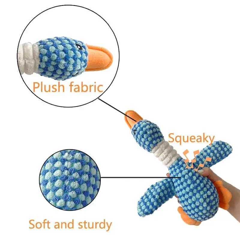 High Quality Cute plush dog toy pet duck squeezing toy puppy sound wild goose chewing toy small medium and large dog teeth cleaning T2504012