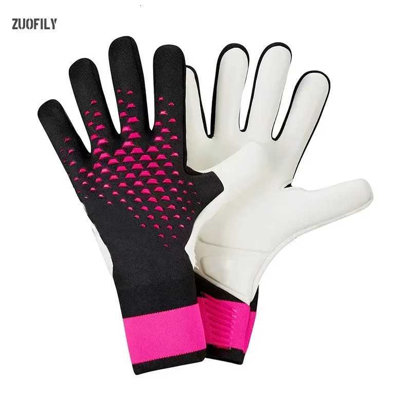 HOT Children Adults Latex Football Goalkeeper Gloves Soccer Training Gloves Anti-slip Wear-resistant Wrist Guard Goalie GlovesW251112