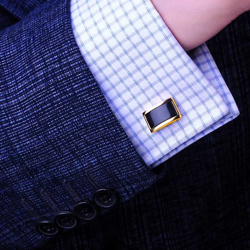 KFLK Mens Brand Cuff Button Gold Cuff ButtonT250412