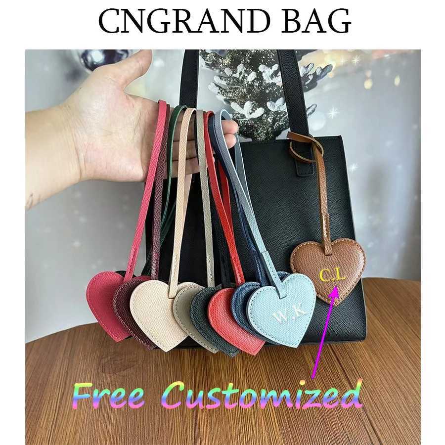 Free Initials Personalized Women PU leather Peach bag Pendant high level Keychain charm Black to school gift backbag DecorationW251112
