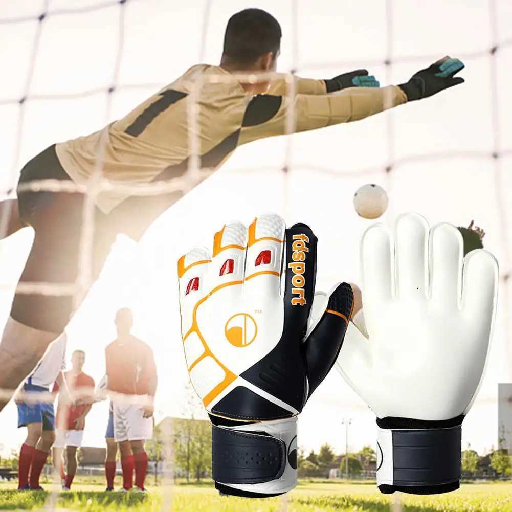 Goalkeeper Goalie Soccer Gloves - Kids Youth Football Goal Keeper Gloves With Embossed Anti-Slip Latex Palm And Soft PU Hand BW251112