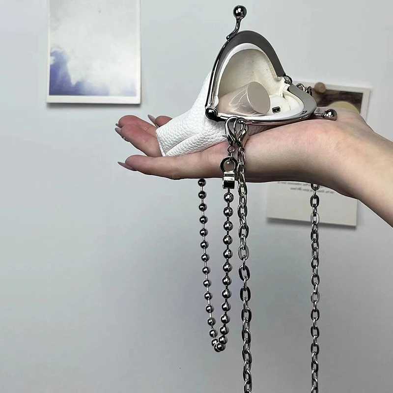 Womens Texture Chain Small Bags Fashion Mini Bags Chain Single Shoulder Crossbody Zero Wallet Small Headphone Evening BagsW251112