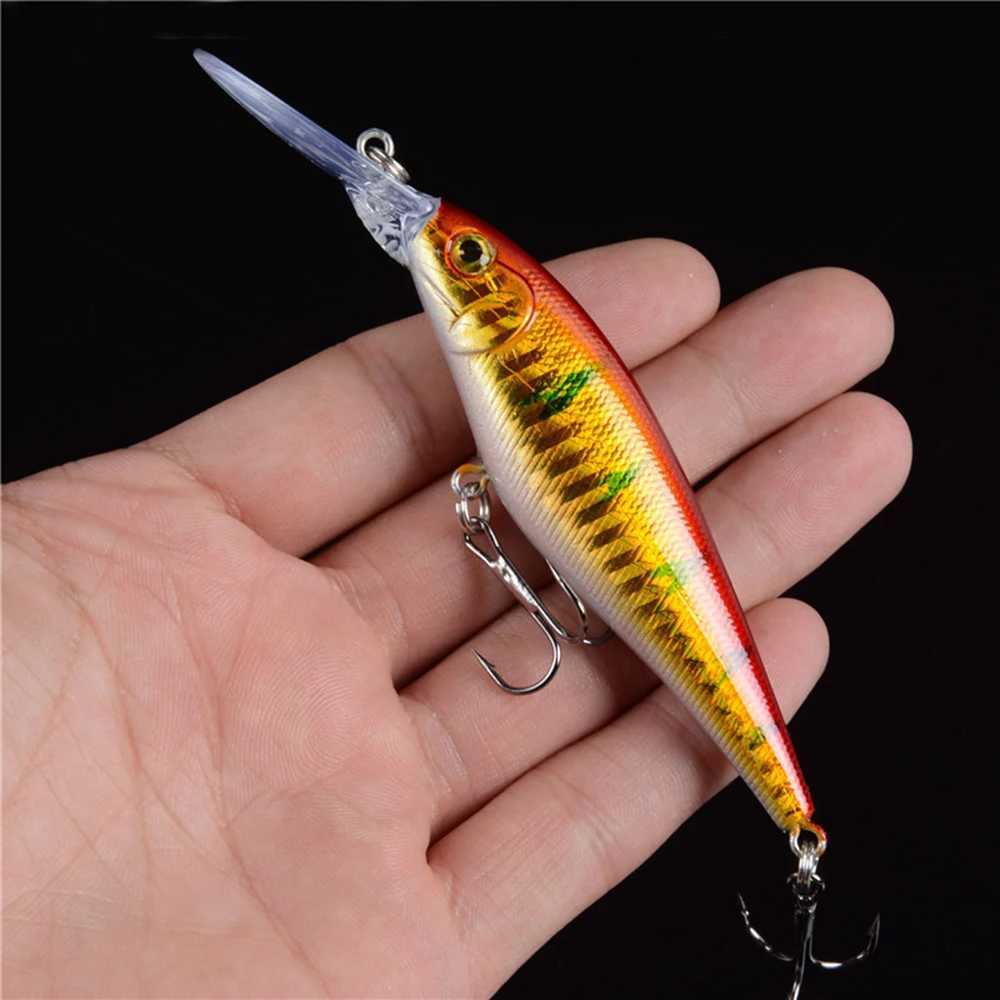 Hercules 10PCS Minnow Fishing Lure 11cm 10.5g Aritificial Wobblers Hard Plastic Baits Diving 2.5-4m Pesca Fish Wobbler Tackle Z250411
