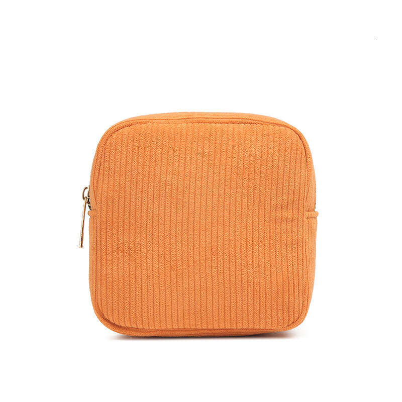 Instagram Corduroy Makeup Han Feng Zero Wallet Sanitary Napkin Storage Portable Small Bag