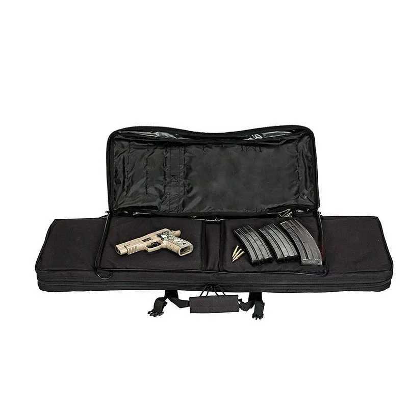 130cm/52inch Length Outdoor Bags 600D Oxford Dual Cabbeen Fishing Bag CS Airsoft Bags for Women Men Fishing Hunting Hiking Sport Z250411