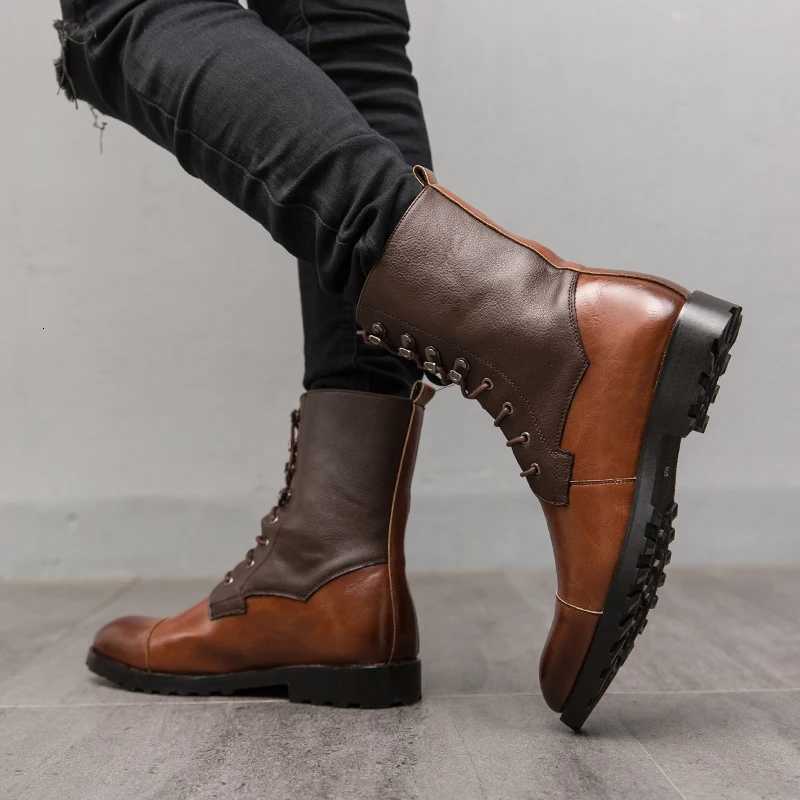 3848 Autumn Winter Elegant Chelsea Leather Men Couple Shoes Size Slip- Dress Formal Mens Ankle Boots Model Fi Show 2022XJ251112